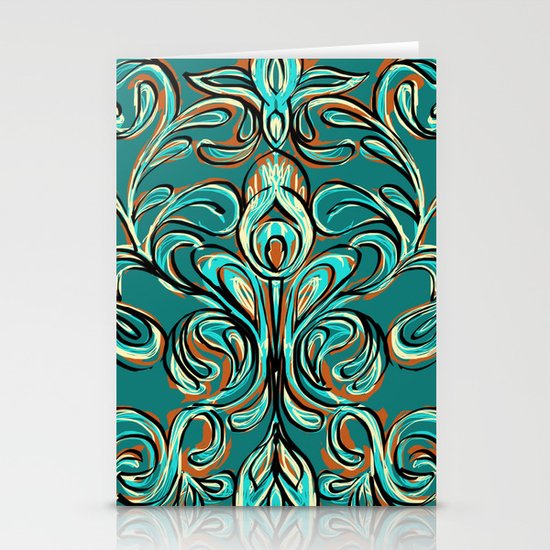 swirls Stationery Cards