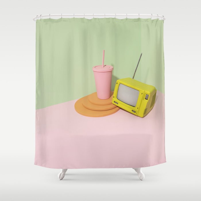Tv afternoon Shower Curtain