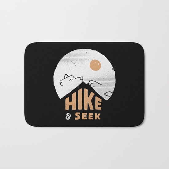 Hike And Seek Bath Mat