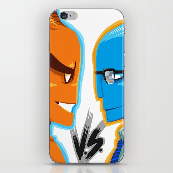 BLUE VS ORANGE iPhone & iPod Skin