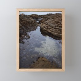 Tidal Pool Central Coast California Framed Mini Art Print
