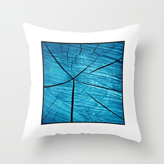wood abstract II Throw Pillow
