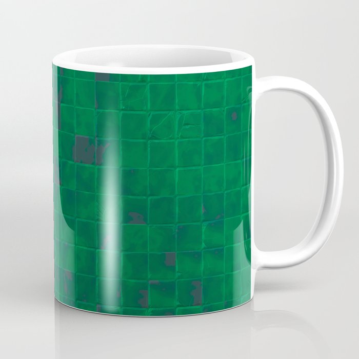 Green Tiles Coffee Mug
