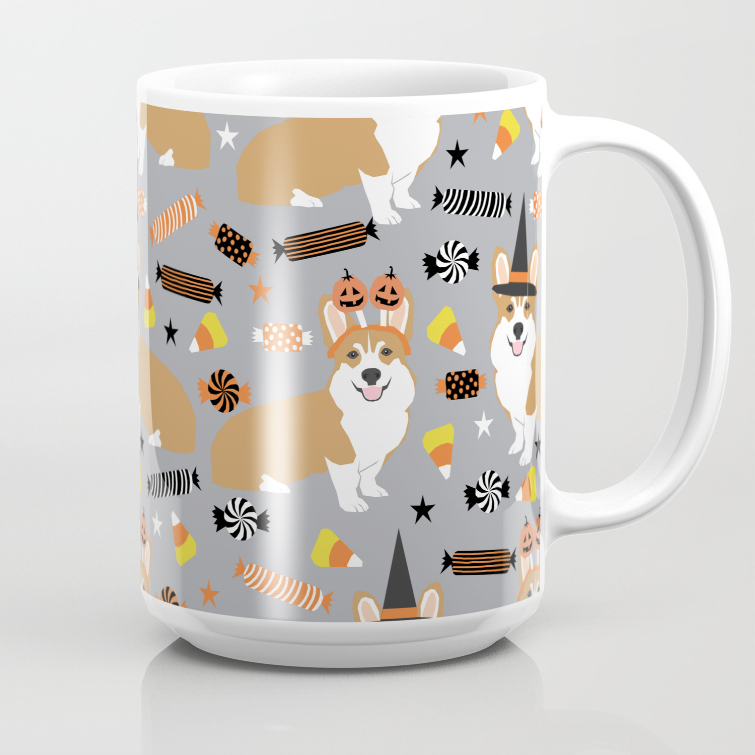 Corgi Dog Costume Halloween Cute Dog Halloween Candy Dog Pattern