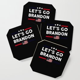 Let's Go Brandon US Flag Funny Coaster