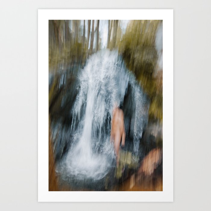 Abstract Nude And Nature 2 Art Print By Mgphotography