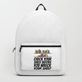 Books - Check your shelf Backpack
