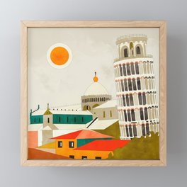 Pisa Framed Mini Art Print
