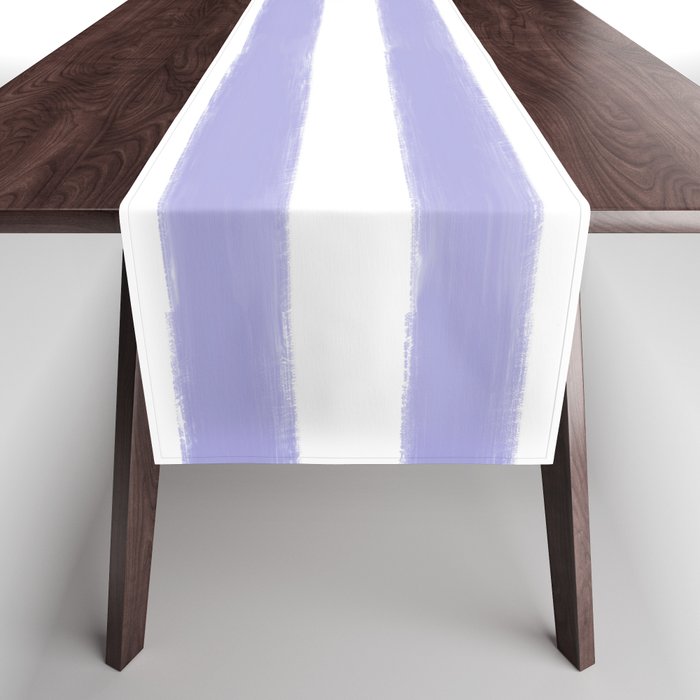 Stripes Lilac Table Runner