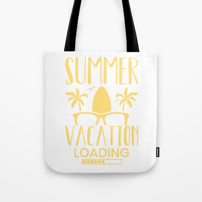 Summer Vacation Loading Tote Bag