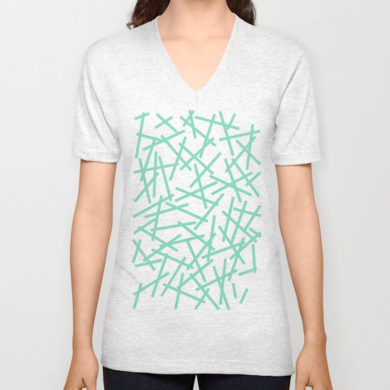 Kerplunk Mint Unisex V-Neck