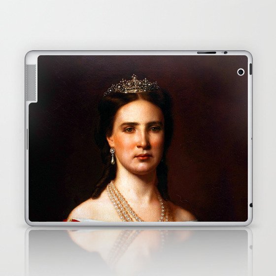 Santiago Rebull Portrait of Empress Carlota of Mexico Laptop & iPad Skin