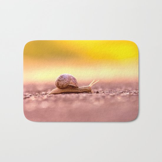 Snail shell Design Bath Mat