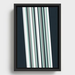 michael s. contemporary abstract and minimalist Framed Canvas