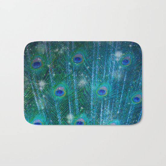 Peacock Bath Mat