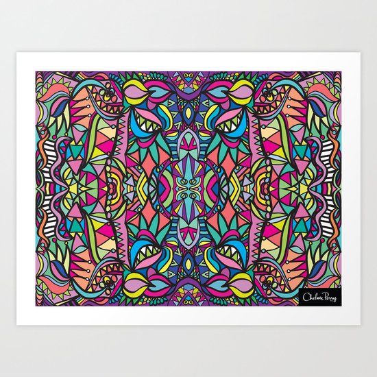 Roller Coaster Art Print