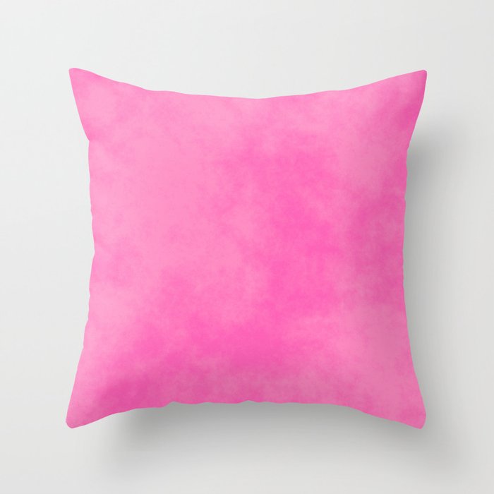 Strawberry Cotton Candy Throw Pillow
