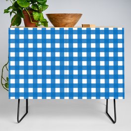 Blue Gingham - 28 Credenza