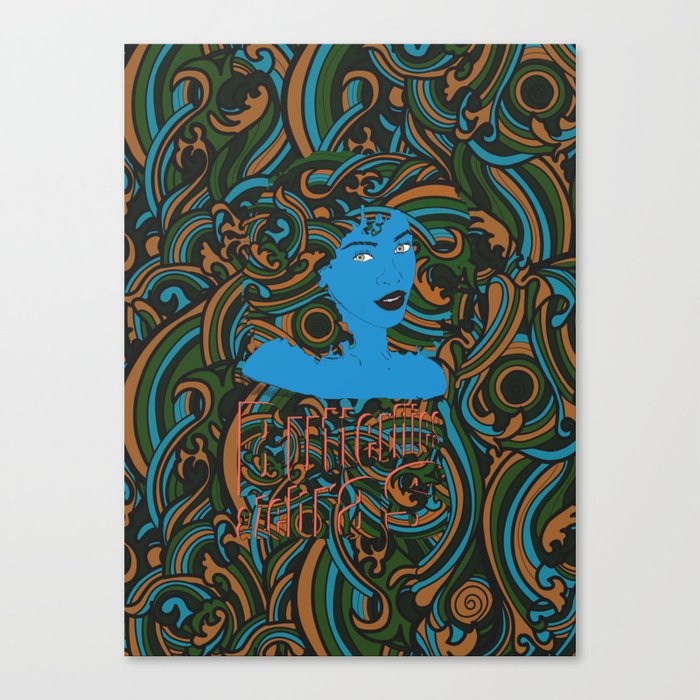 the goddess of the city Canvas Print