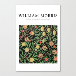William Morris Fruit Pattern Canvas Print