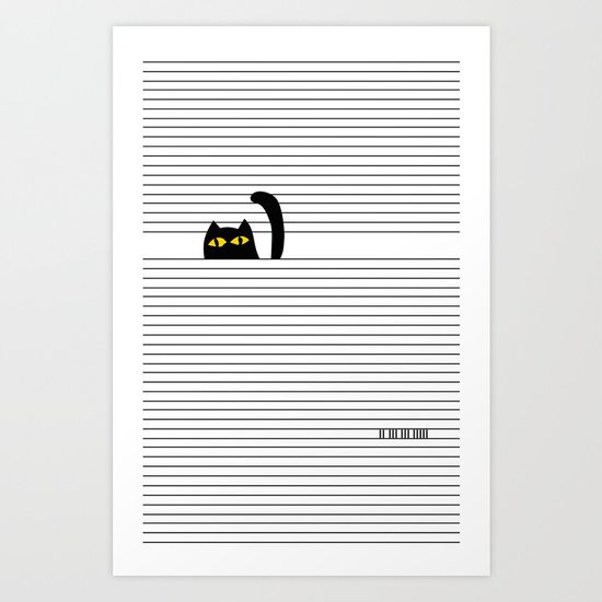I Creep On You Art Print