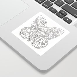 Mariposa/Elefante Sticker