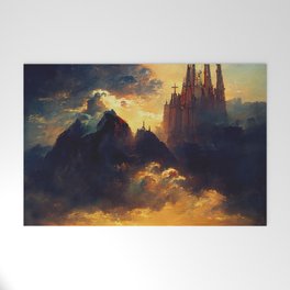 A Cathedral in the clouds Welcome Mat