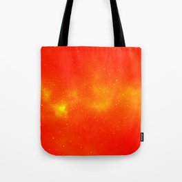 Orange Galaxy artwork | Unique original art by mazevoo| gift idea for kids, boys, girls Tote Bag