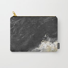 black and gold, silver urban  Carry-All Pouch