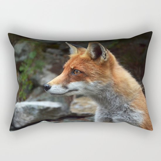 Fox renard 4 Rectangular Pillow