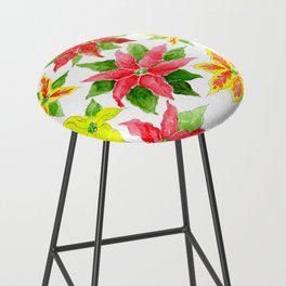 Poinsettias Bar Stool