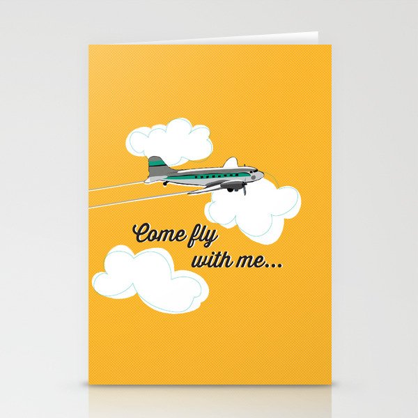 Come fly with me... Stationery Cards