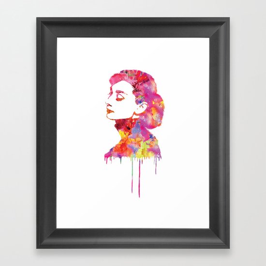 Audrey Framed Art Print