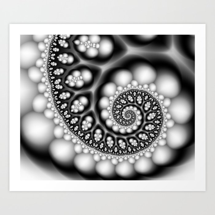 fractal design -48- Art Print