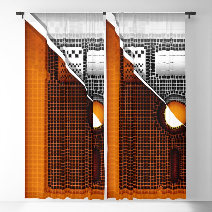 Retro 5 1/4 floppy Blackout Curtain