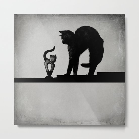 Stretching Metal Print