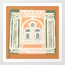 Traditional Yemenite Architecture. Pt11 Art Print