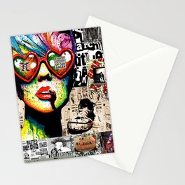 Punk Rock poster Stationery Cards