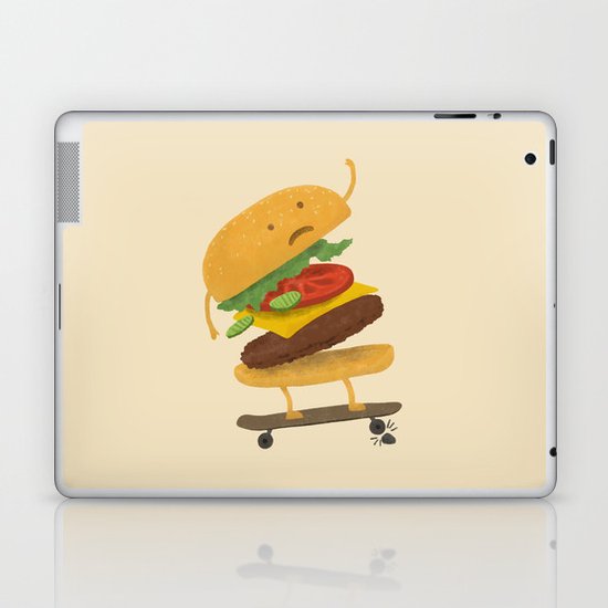 Burger Wipe-out Laptop & iPad Skin