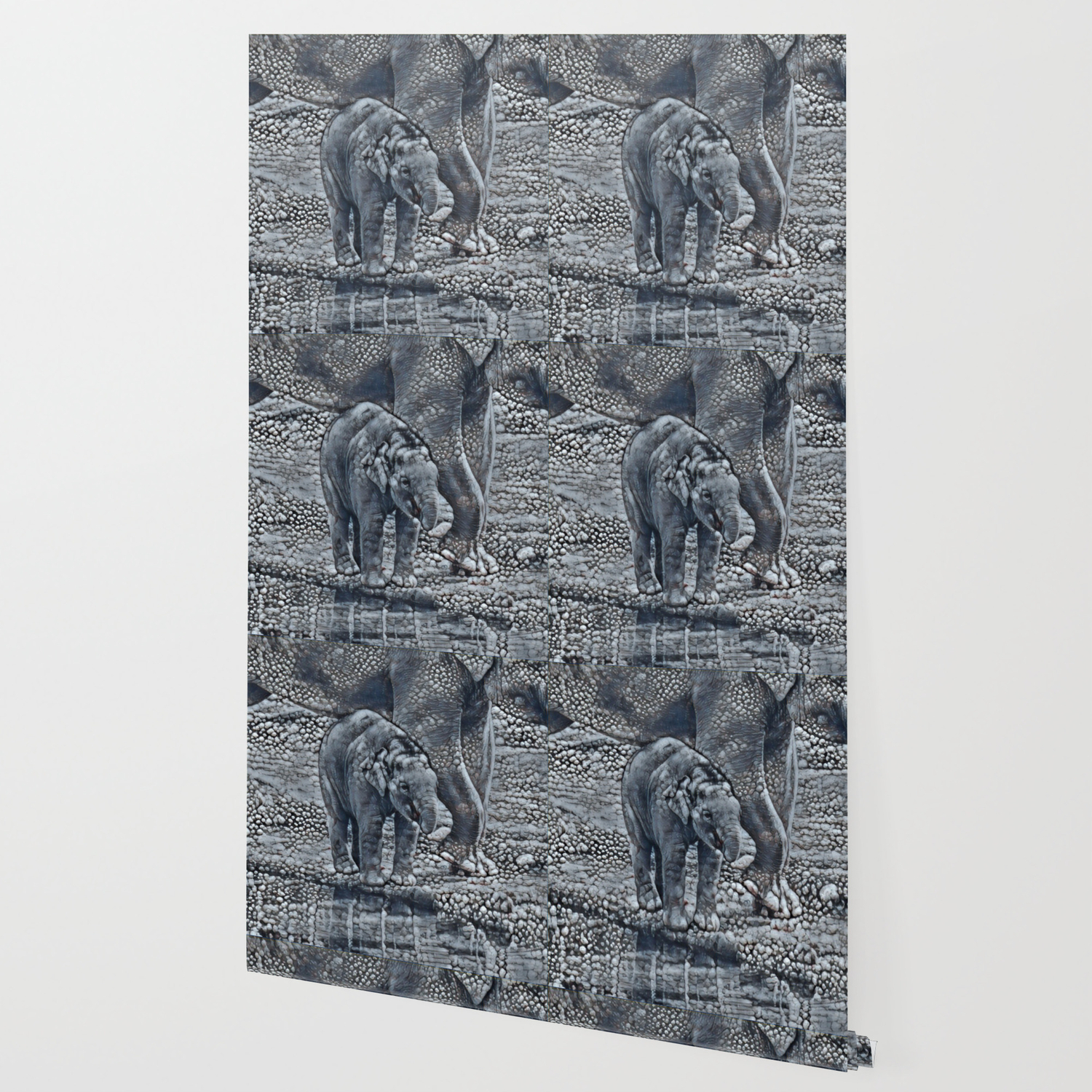 Funny Bubble Elephant Baby Wallpaper By Jamcolorsspecial Society6