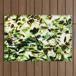 green floral fairy bed Outdoor Rug