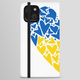 Ukraine Hearts iPhone Wallet Case