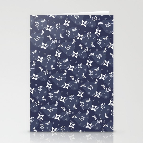 A Garden of Bees - Blue Edition Stationery Cards