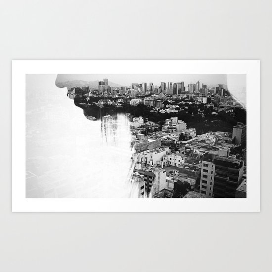The gentle hum of anxiety V. Art Print