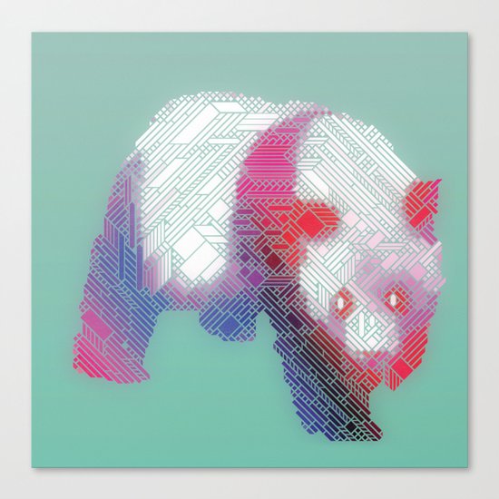 Pandamonium Canvas Print