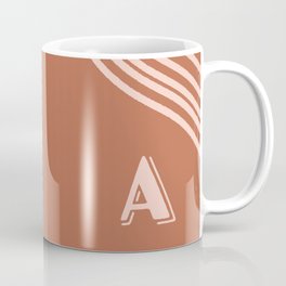 Letter 'A' Stationery Coffee Mug