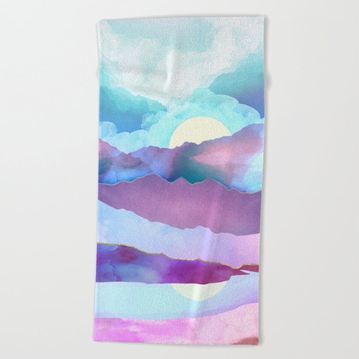 Opal Mountains Beach Towel
