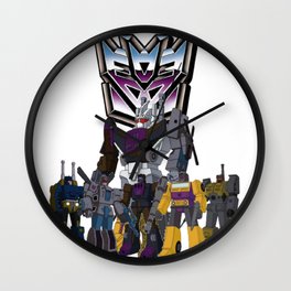 Transformers Combaticons  Decepticons Wall Clock