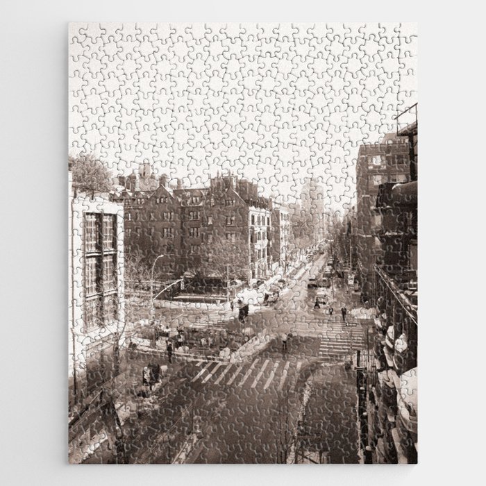 New York City Vintage Style Photography Jigsaw Puzzle