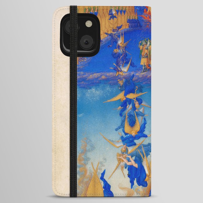 The Fall of the Rebel Angels, Penitential Psalms by Limbourg Brothers iPhone Wallet Case